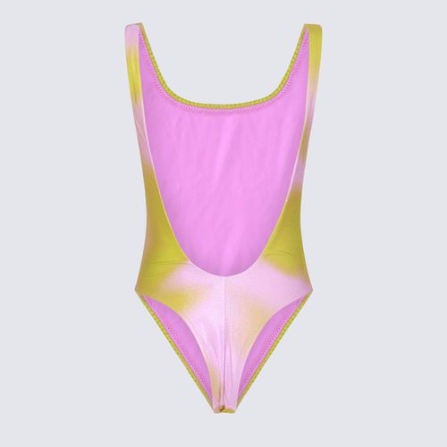 Pinko Pink And Yellow Beachwear - Pinko - Modalova