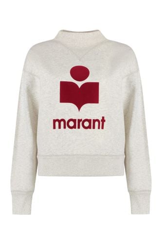 Moby Logo Detail Cotton Sweatshirt - Marant Étoile - Modalova