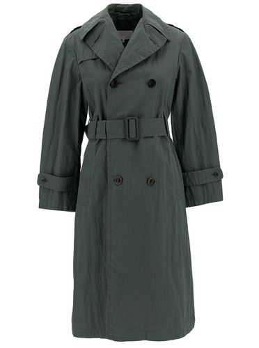 Waterproof Trench Coat With Matching Waist In Cotton Blend - Maison Margiela - Modalova