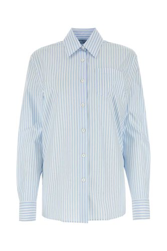 Prada Embroidered Poplin Shirt - Prada - Modalova