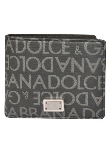Logo All-over Bifold Wallet - Dolce & Gabbana - Modalova