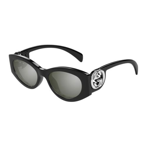 Gucci Eyewear Oval Thick Sunglasses - Gucci Eyewear - Modalova