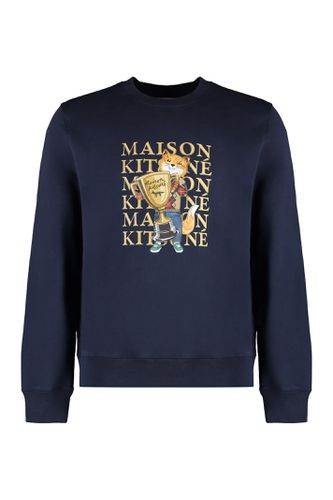 Printed Cotton Sweatshirt - Maison Kitsuné - Modalova