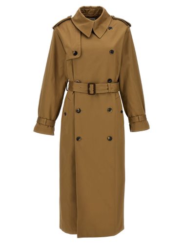 Serge Double-breasted Trench Coat - Saint Laurent - Modalova