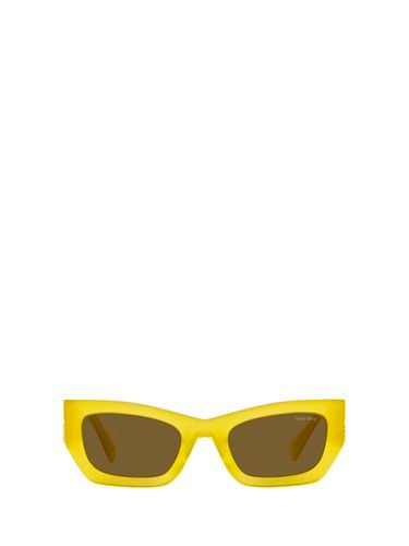 Mu 09ws Ananas Opal Sunglasses - Miu Miu Eyewear - Modalova