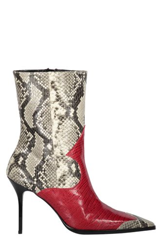Snakeskin Print Heels Ankle Boots - Missoni - Modalova