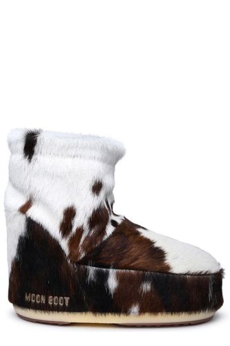 Icon Low Cow-printed Slip-on Boots - Moon Boot - Modalova