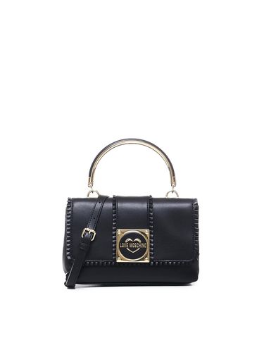 Bag With Handle And Logo - Love Moschino - Modalova