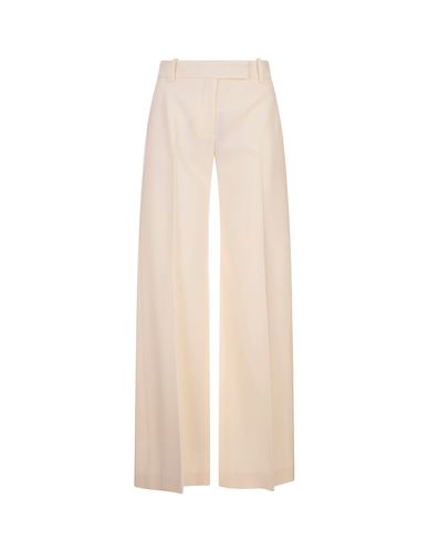 Virgin Wool Wide-leg Trousers - Ermanno Scervino - Modalova