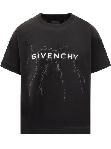 Givenchy Reflective Cotton T-shirt - Givenchy - Modalova
