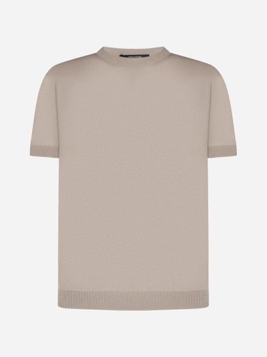 Tagliatore Knit Cotton T-shirt - Tagliatore - Modalova