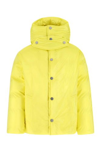 Fluo Yellow Nylon Padded Jacket - Bottega Veneta - Modalova