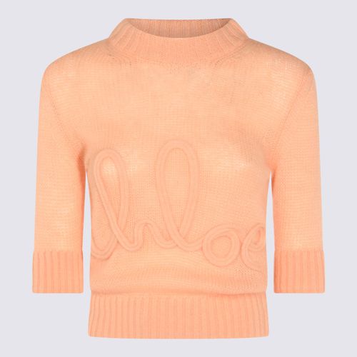 Chloé Light Orange Wool Knitwear - Chloé - Modalova