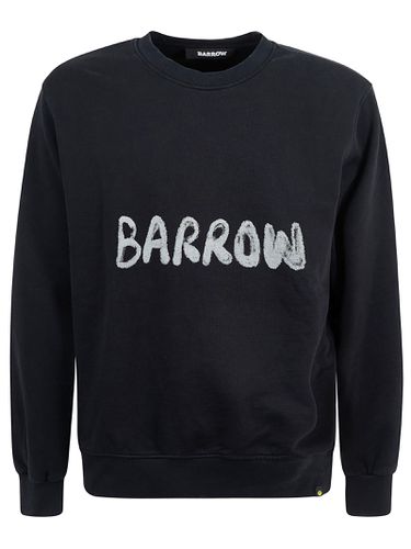 Barrow Logo Print Ribbed Sweatshirt - Barrow - Modalova