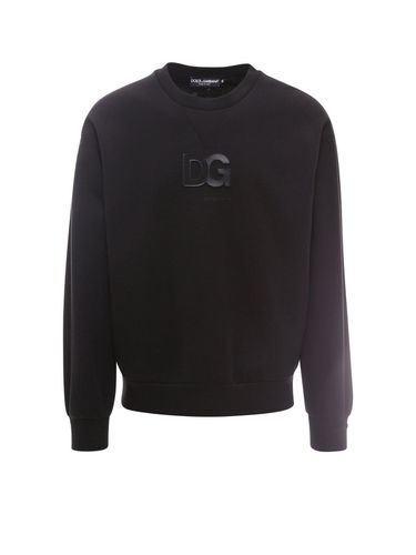 Dg Logo Patch Sweatshirt - Dolce & Gabbana - Modalova