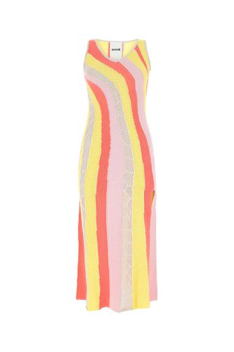 Multicolor Cotton Long-cut Dress - Koché - Modalova