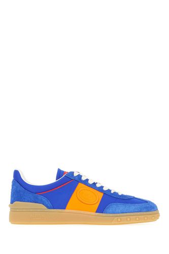 Multicolor Split Leather And Leather Upvillage Sneakers - Valentino Garavani - Modalova