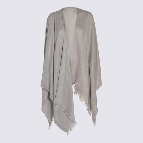 Grey Viscose Scarves - Fabiana Filippi - Modalova