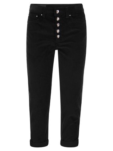 Koons Loose-fitting Velvet Trousers - Dondup - Modalova