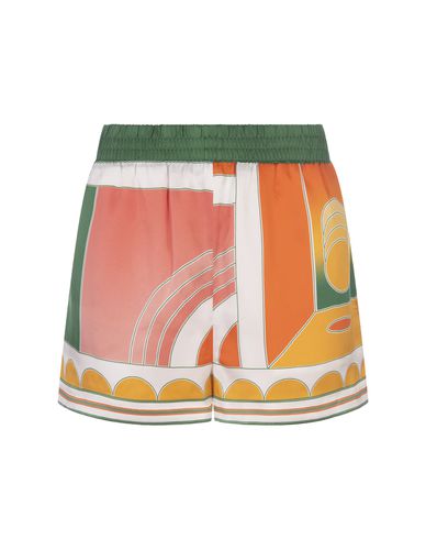 Casablanca Summer Court Silk Shorts - Casablanca - Modalova