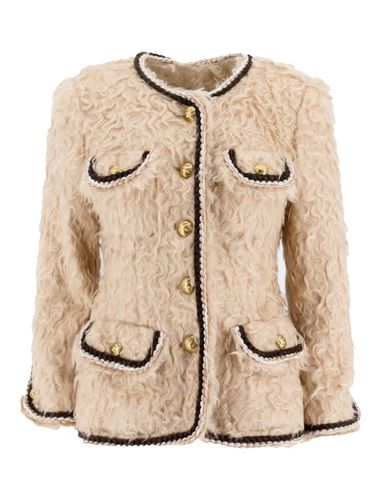 Etro Rope Trimmed Fur Coated Jacket - Etro - Modalova