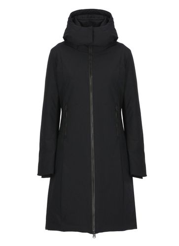 Zip Up Hooded Long Coat - Save the Duck - Modalova