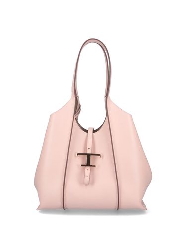 Tod's Timeless Leather Hobo T Bag - Tod's - Modalova