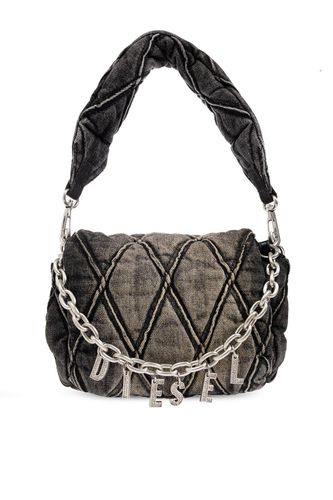 Diesel Charm D Denim Shoulder Bag - Diesel - Modalova