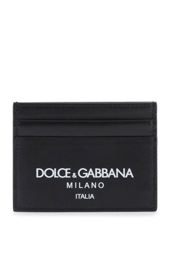 Logo Leather Cardholder - Dolce & Gabbana - Modalova