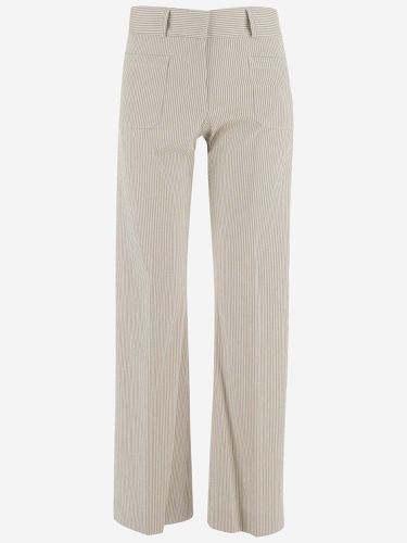 QL2 Stretch Cotton Wide Leg Pants - QL2 - Modalova