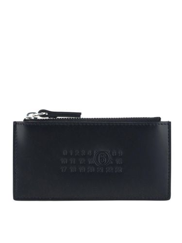 Numeric Embossed Card Holder - MM6 Maison Margiela - Modalova