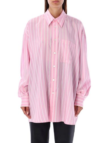 Silk Shirt With Striped Pattern - Bottega Veneta - Modalova