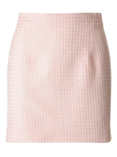 High Waist Tweed Mini Skirt - Alessandra Rich - Modalova