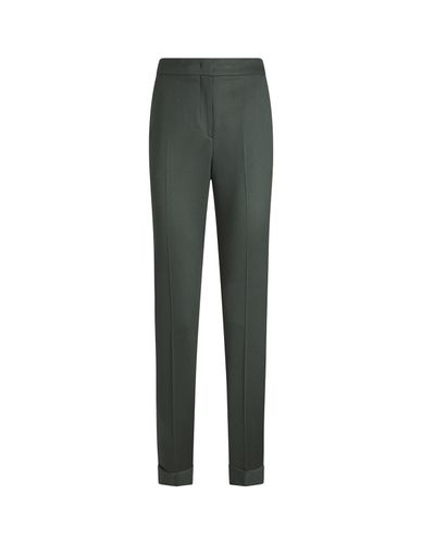 Etro Stretch Wool Cropped Trousers - Etro - Modalova