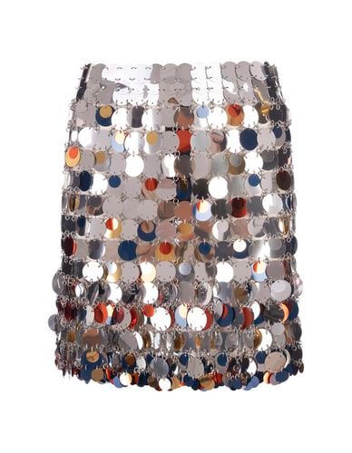 Short Skirt With Multicolor Sequins - Paco Rabanne - Modalova