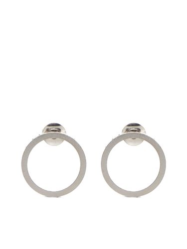 Circle Logo-engraved Earrings - Maison Margiela - Modalova