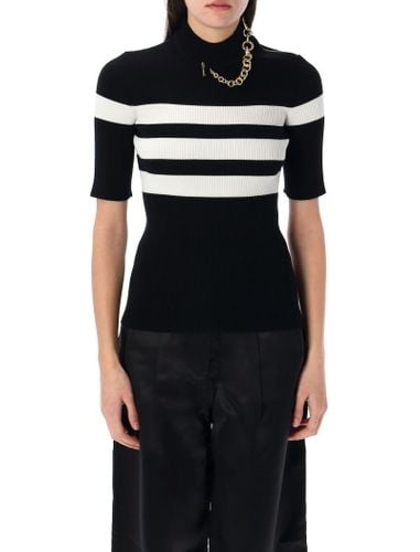 Knitted Stripe Short Sleeve Knit - Jean Paul Gaultier - Modalova