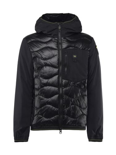 Mixed Fill Quilted Jacket Albert - Blauer - Modalova