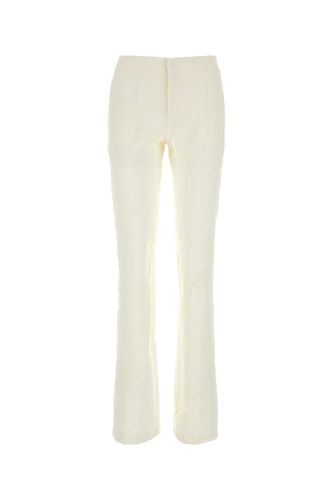 Blumarine Ivory Polyester Pant - Blumarine - Modalova