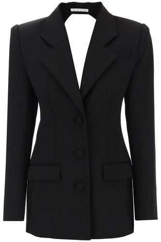 Blazer Dress With Cut-out And Crystals - AREA - Modalova