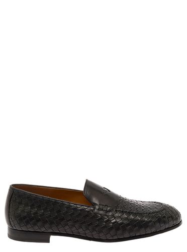 Pull On Loafers In Woven Leather Man - Doucal's - Modalova