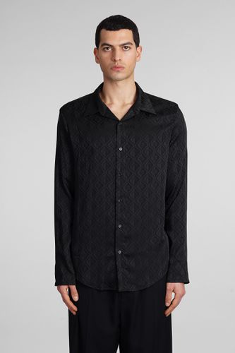 Marine Serre Shirt In Black Acetate - Marine Serre - Modalova