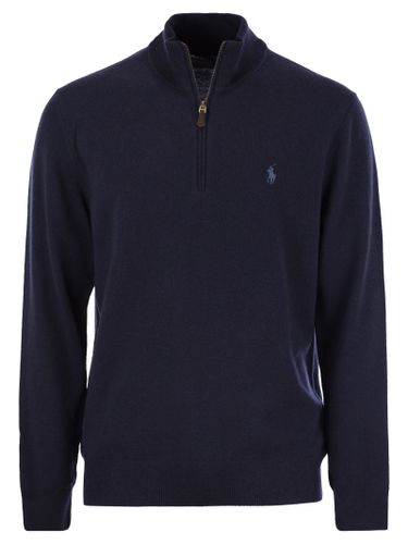 Ralph Lauren Wool Sweater With Zip - Ralph Lauren - Modalova