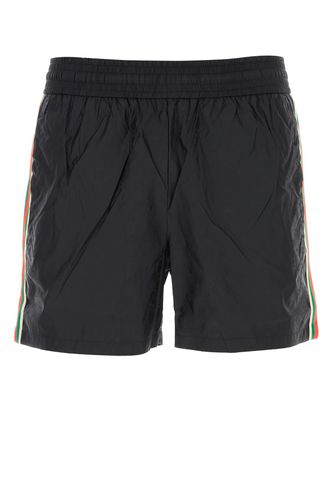 Gucci Black Nylon Swimming Shorts - Gucci - Modalova