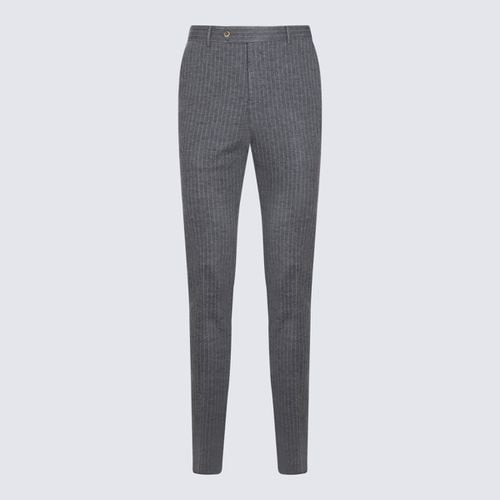 Grey Virgin Wool Slim Pants - PT Torino - Modalova