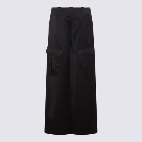 Black Viscose And Linen Blend Long Skirt - Tom Ford - Modalova