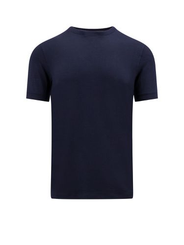 Dark Viscose T-shirt - Giorgio Armani - Modalova