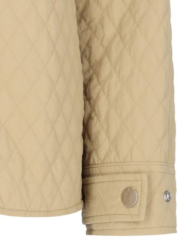 Beige Nylon Reversible Padded Jacket - Burberry - Modalova