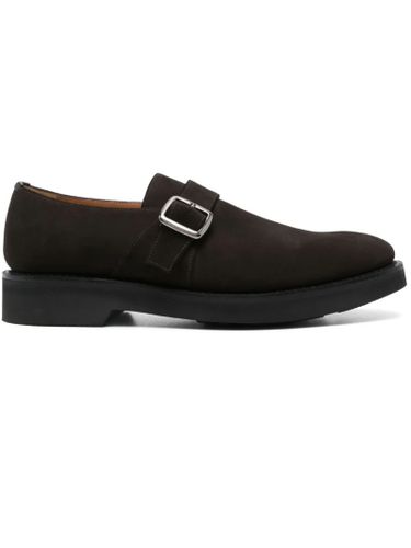 Coffee Calf Suede Westbury Monk Shoes - Church's - Modalova