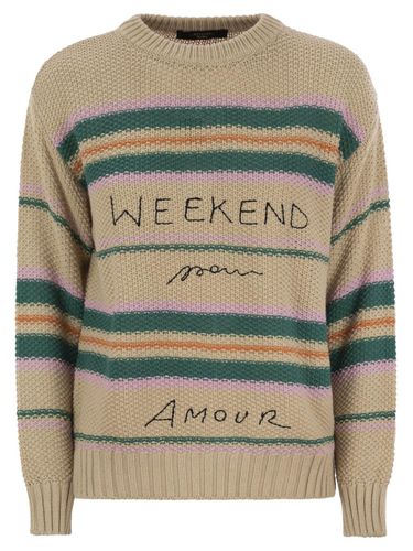 Striped Knit Jumper - Weekend Max Mara - Modalova